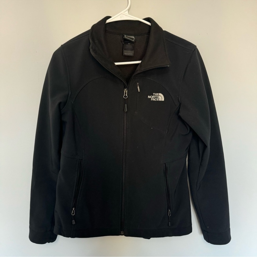 The North Face Classic Black soft shell Full-Zip Jacket